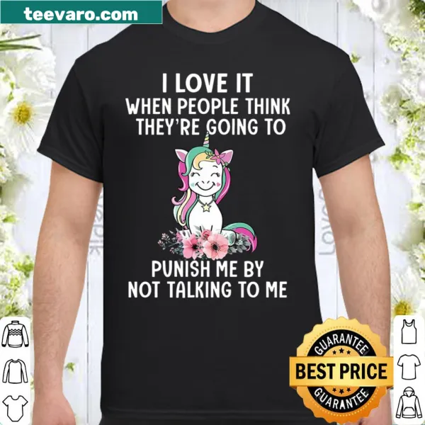 Humorous unicorn-themed t-shirt about unicorn silence