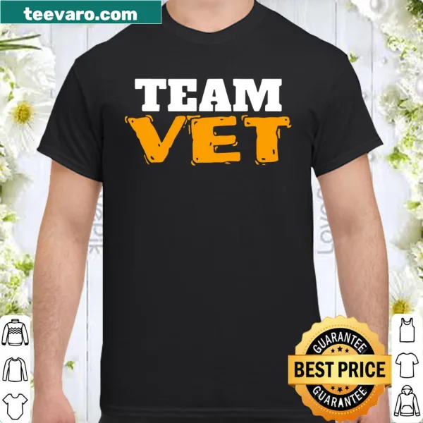 V.E.T. Team T-shirt for veterinary professionals and animal lovers