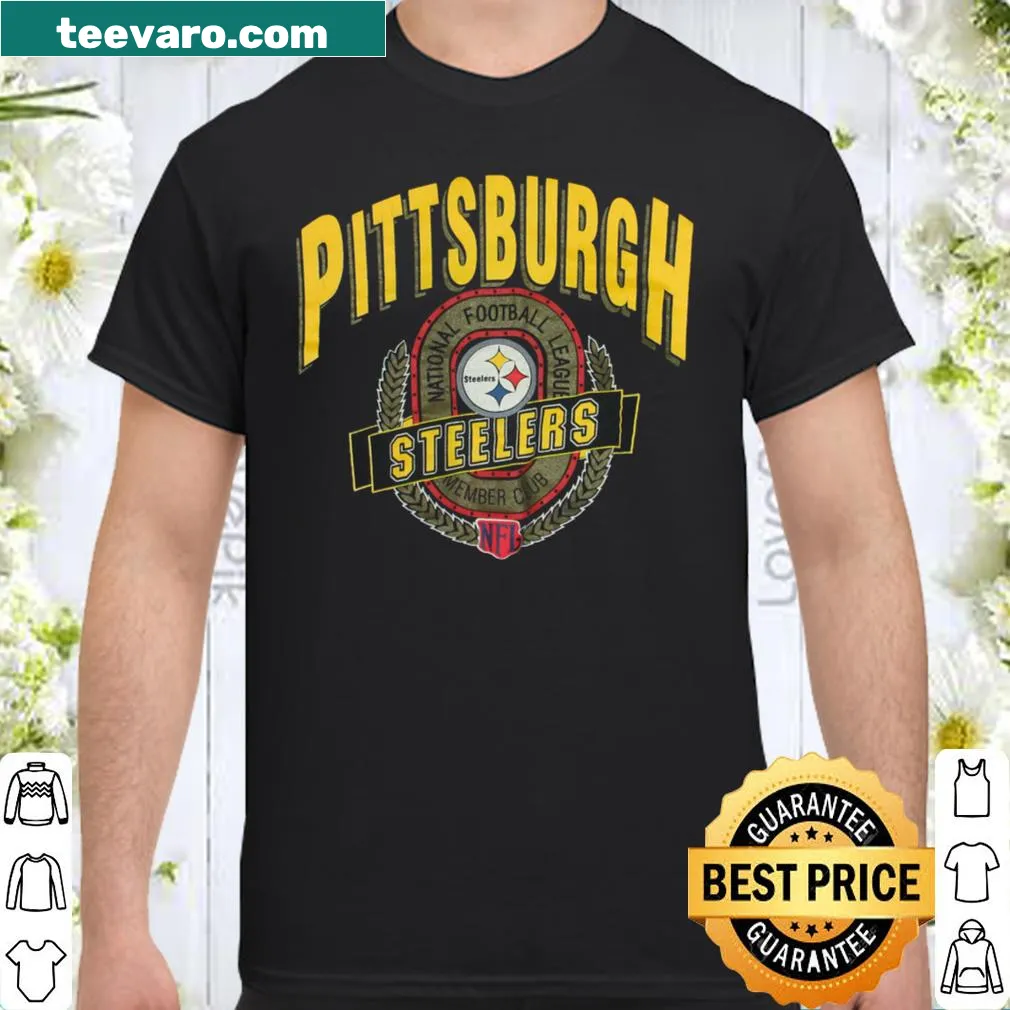 Vintage Pittsburgh Steelers raglan shirt celebrating 1980s football