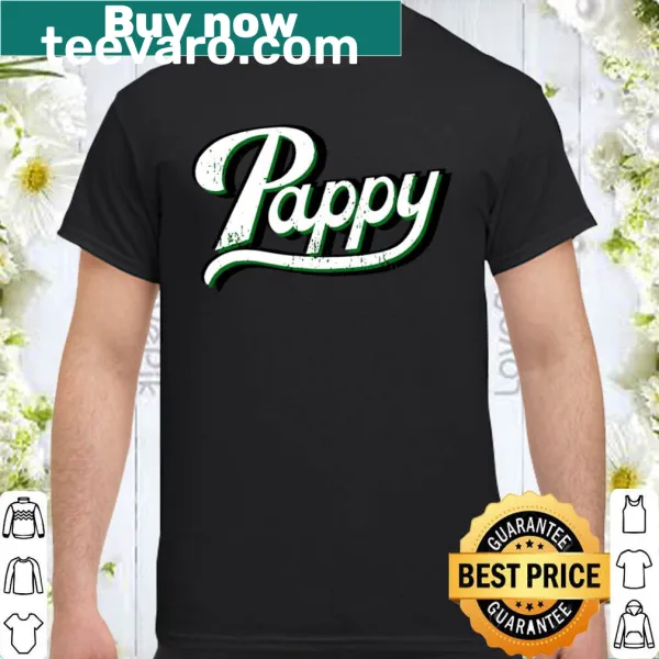 Vintage Pappy shirt celebrating grandfathers from grandchildren.