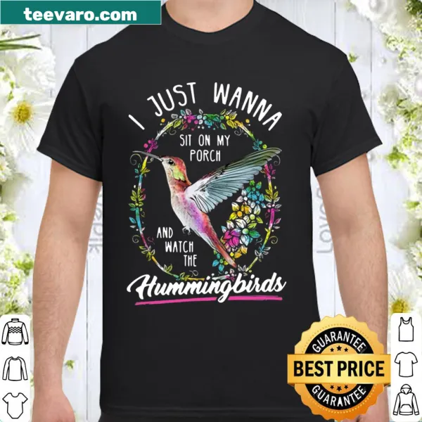 Watercolor hummingbirds in a floral wreath design