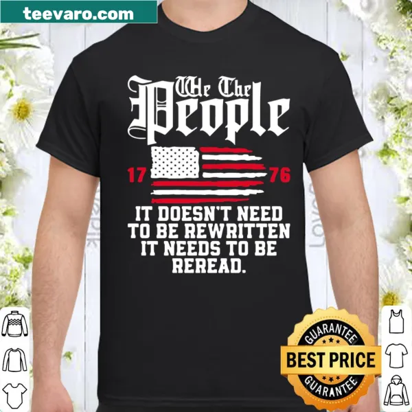 Patriotic shirt with 'We The People' text for Independence Day