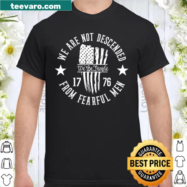 Patriotic 'We The People' unisex tee with bold typographic design