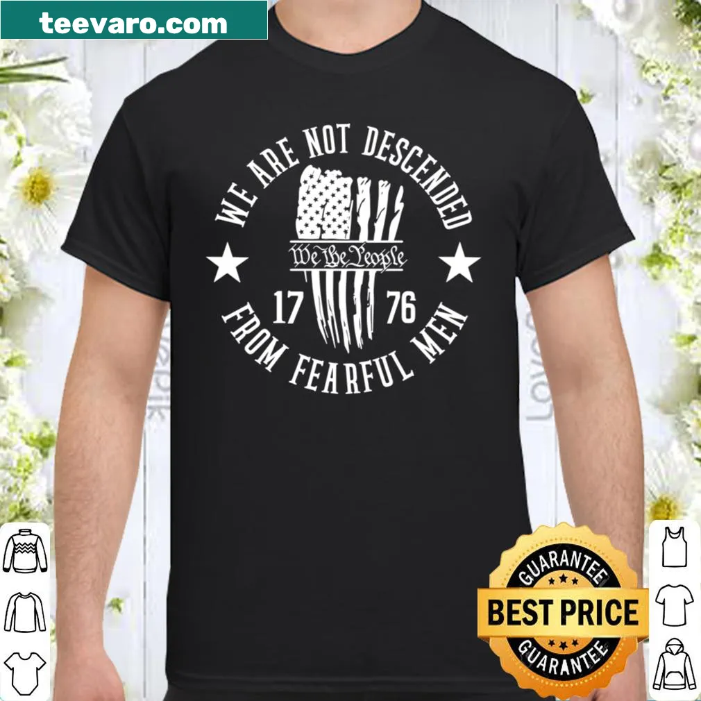 Patriotic 'We The People' unisex tee with bold typographic design