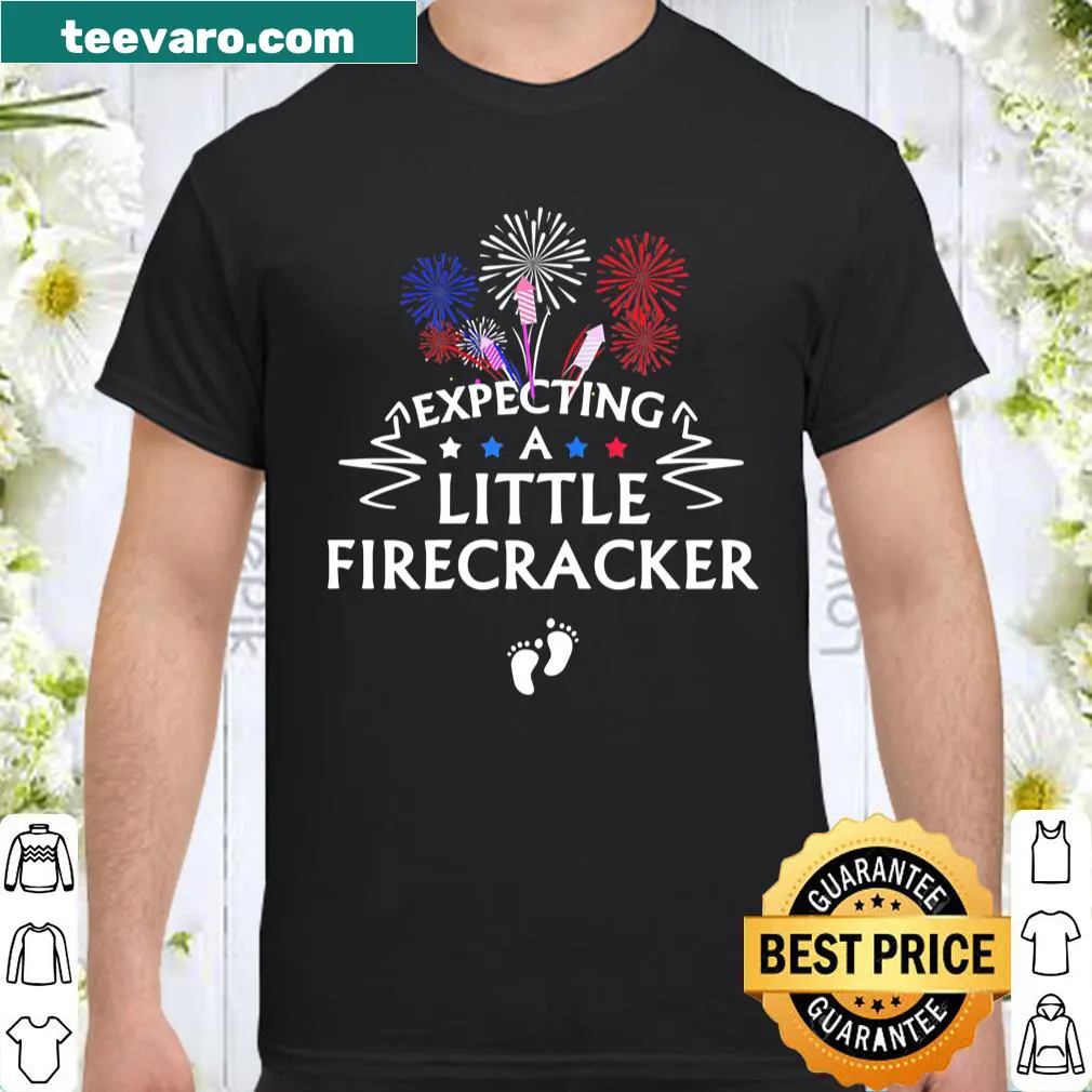 Fourth of July pregnancy announcement tank with fun typography and festive elements