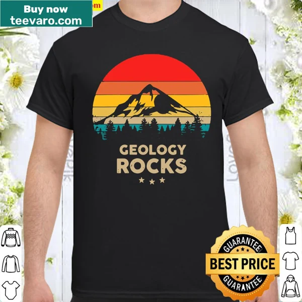 Funny women's shirt saying 'Geology Rocks'