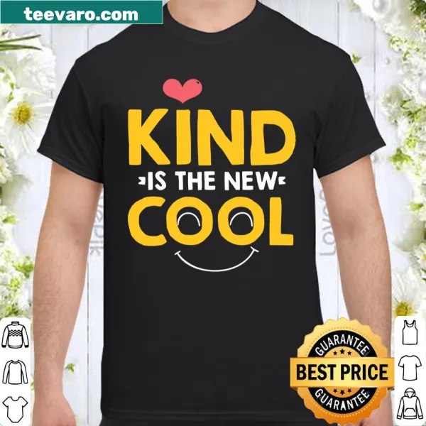Shirt with the message 'Kind Is The New Cool' promoting anti-bullying