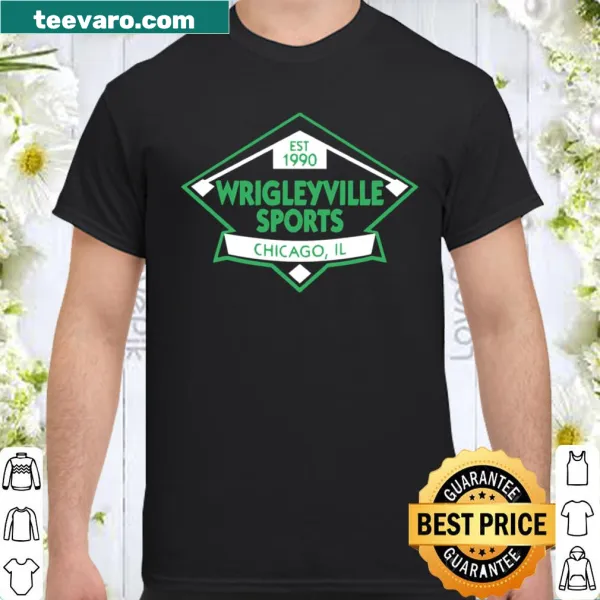 Wrigleyville sports shirt with bold typography
