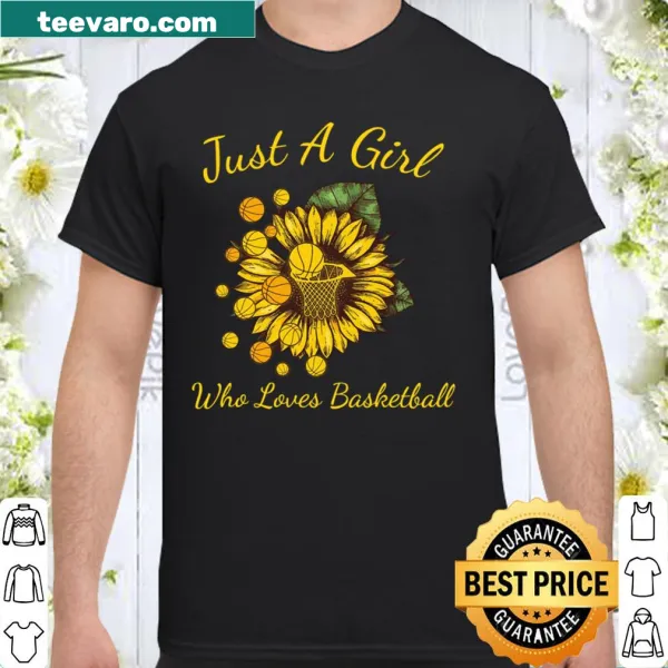 Playful typography shirt declaring love for basketball