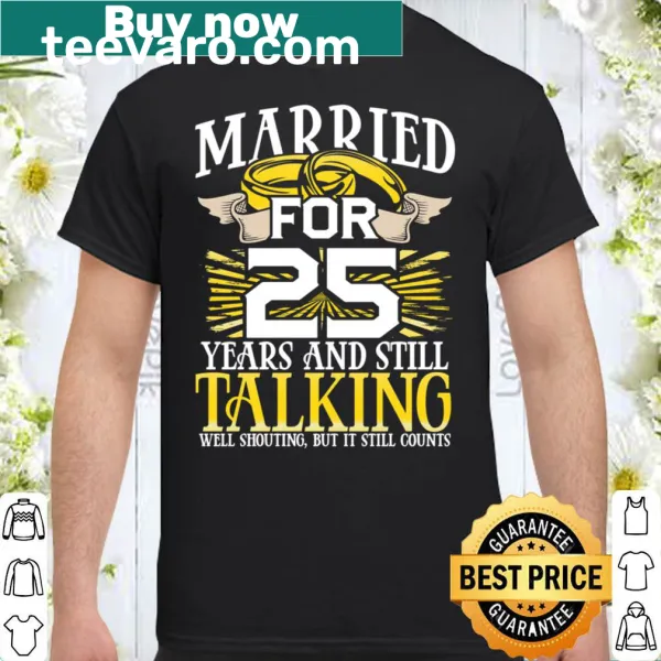 Typography design that reads 'Still Talking' for a couple's anniversary shirt