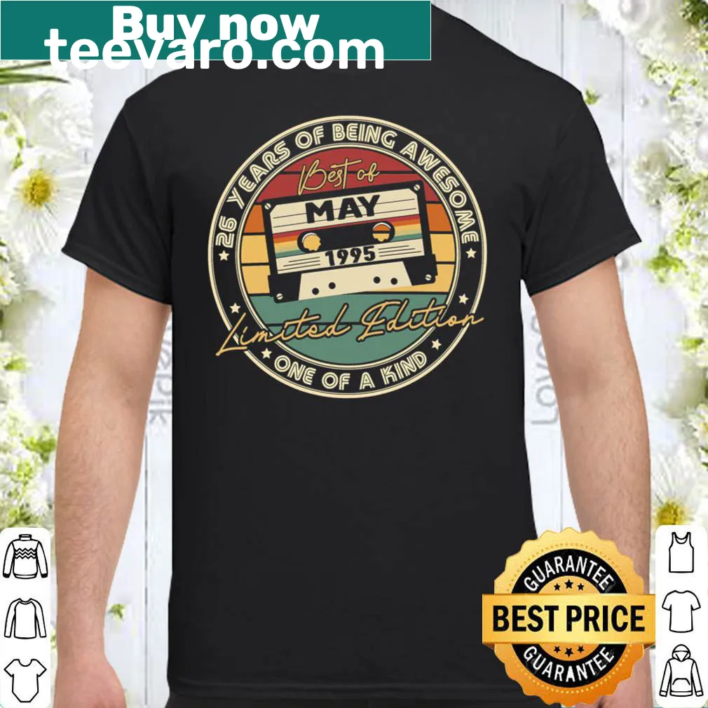 Celebratory t-shirt for 26th birthday with playful typography