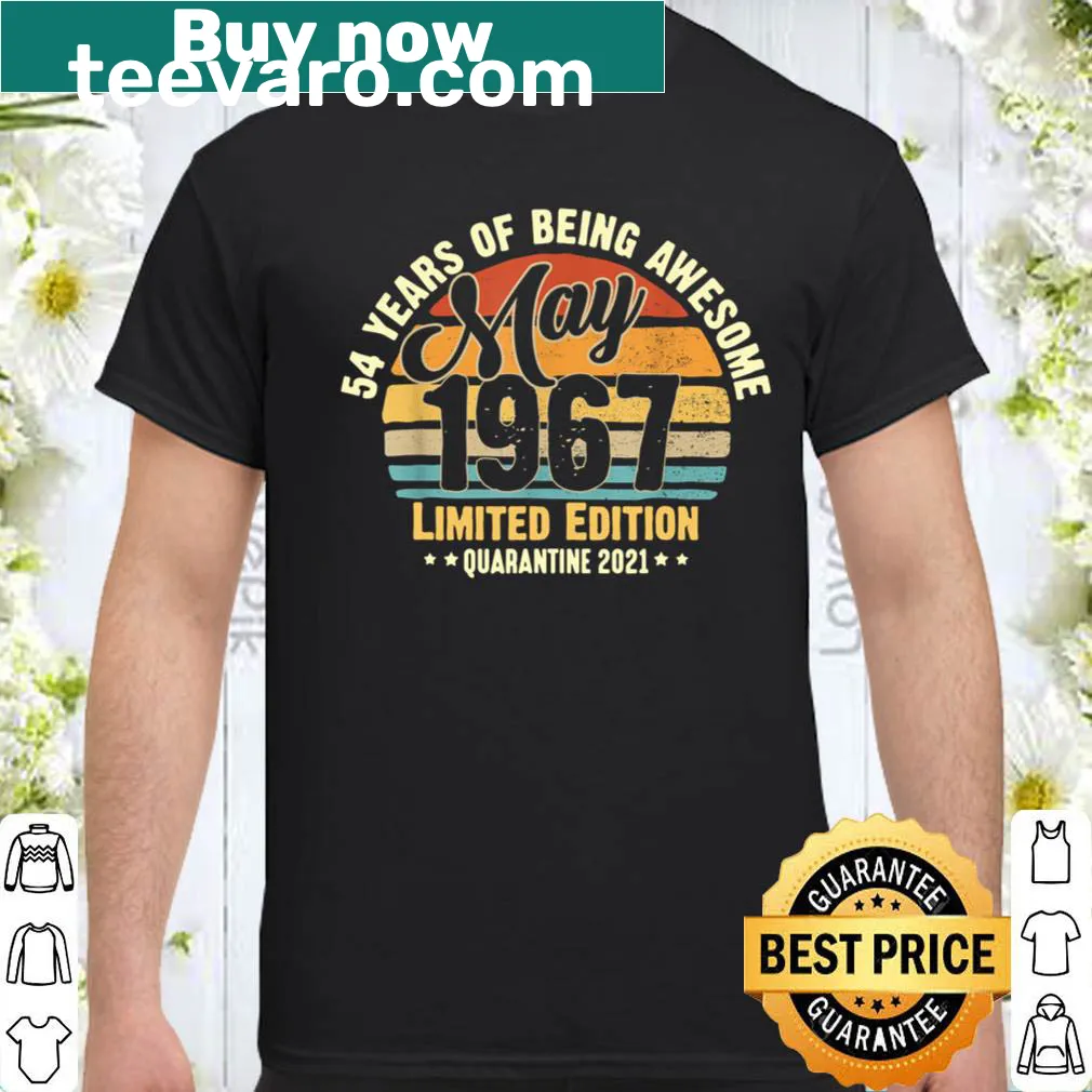 Birthday t-shirt celebrating 54 years with playful typography.
