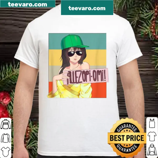 Text 'Allez Opi Omi' on a shirt representing grandparents