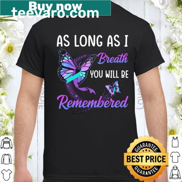 Sentimental shirt honoring loved ones with heartfelt message.