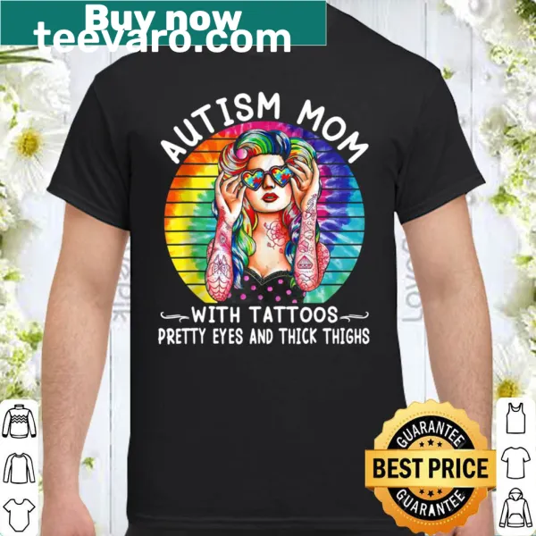 Playful shirt for autism moms featuring humorous and proud text