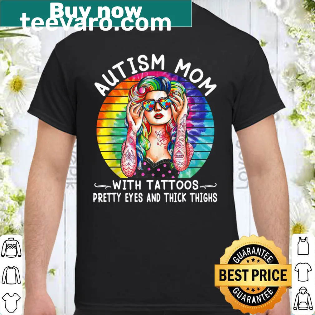 Playful shirt for autism moms featuring humorous and proud text