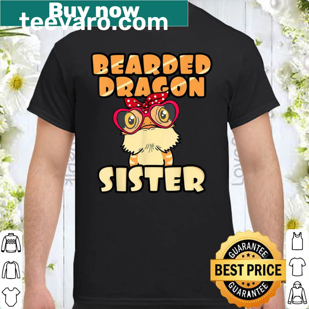 Illustrated shirt celebrating bearded dragons and pet ownership