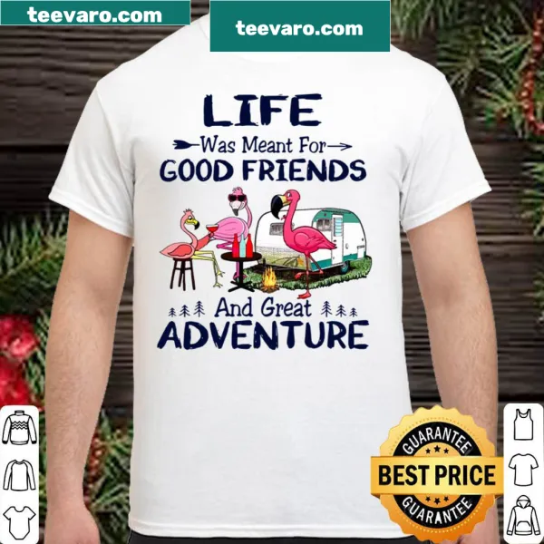 Camping shirt celebrating friendship and adventure