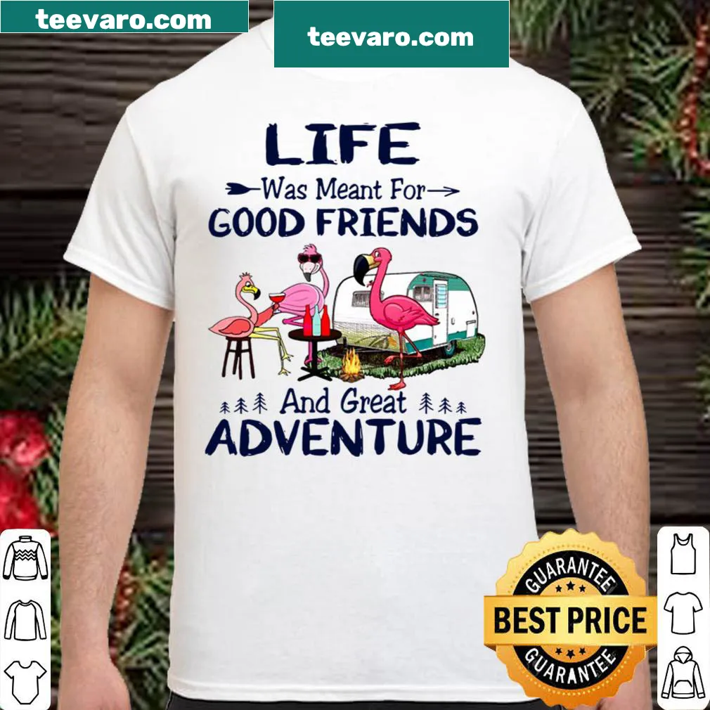 Camping shirt celebrating friendship and adventure