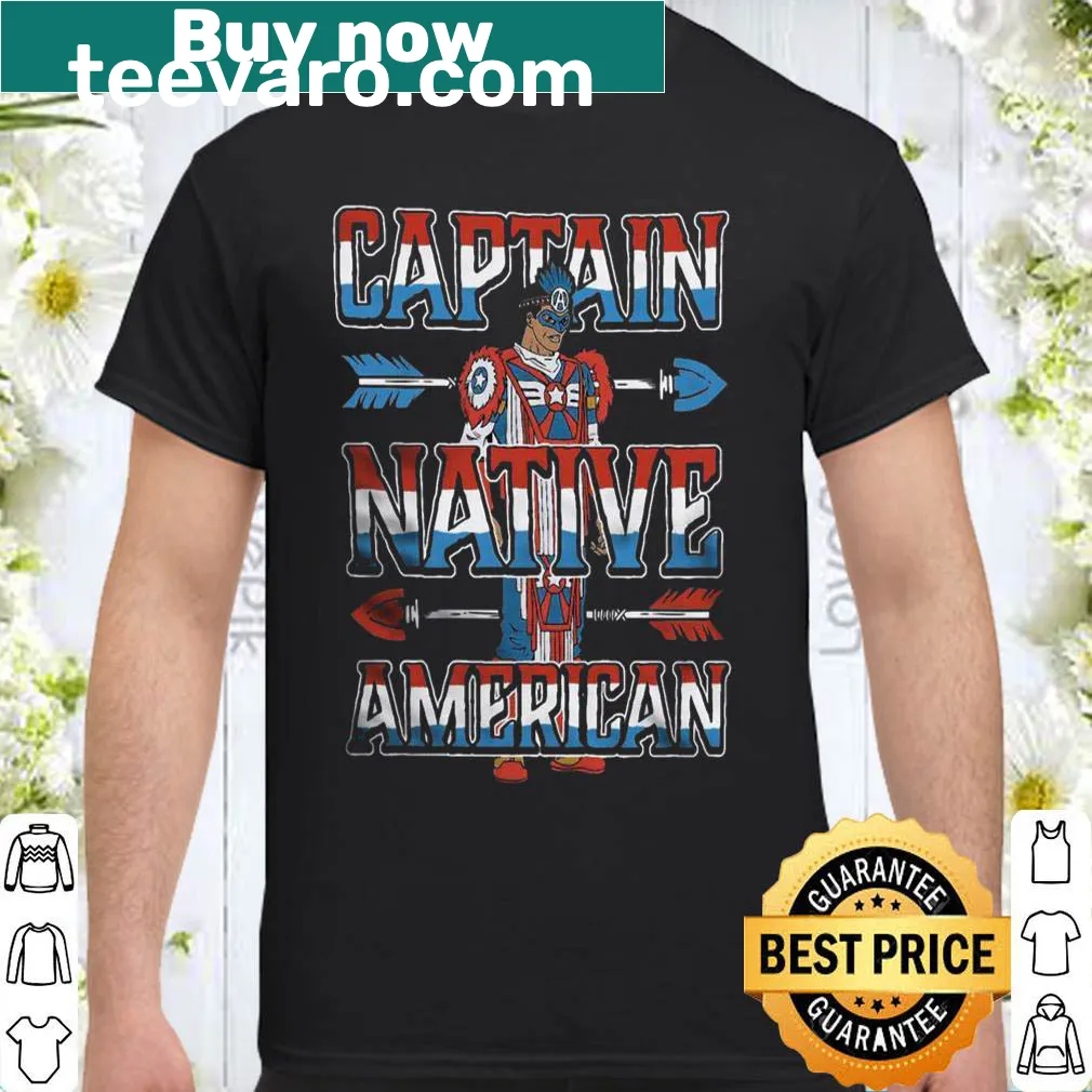 Native American-themed shirt featuring the title 'Captain'
