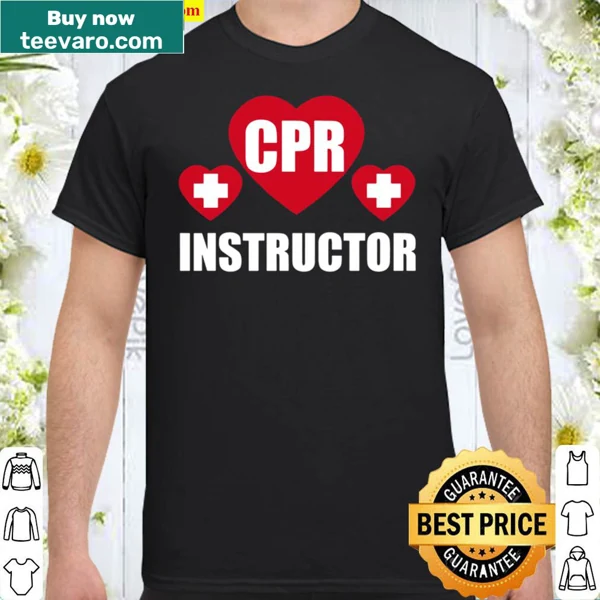 CPR Instructor shirt with heart graphic
