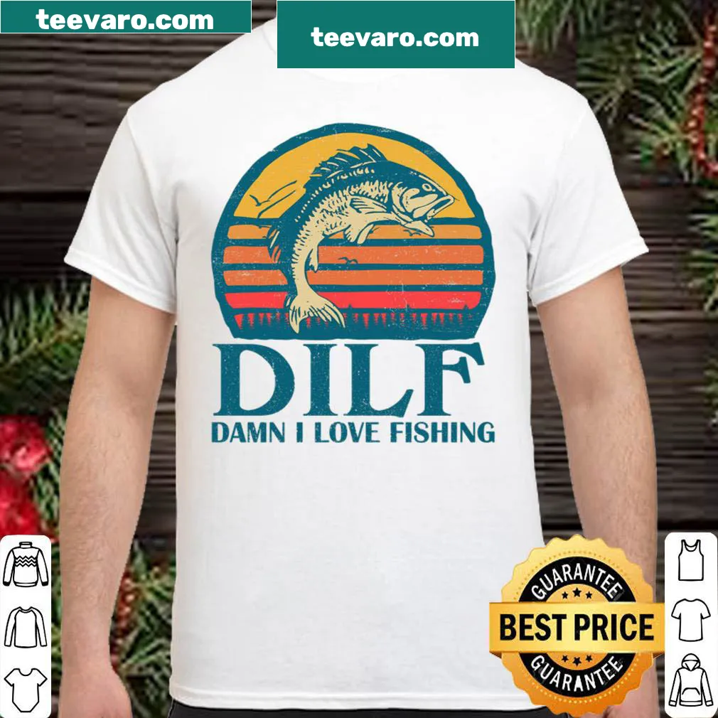 Fishing-themed shirt for proud dads with bold text