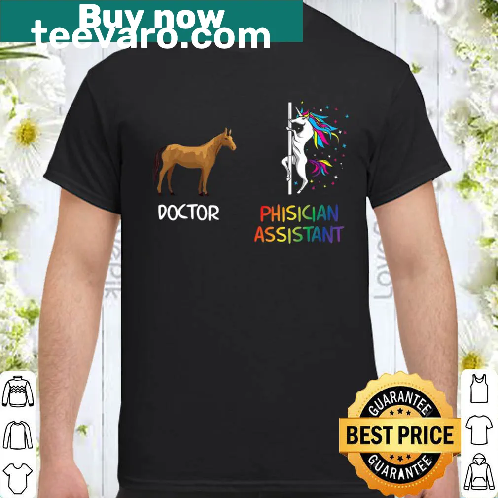 Unicorn-themed shirt for doctors and physician assistants