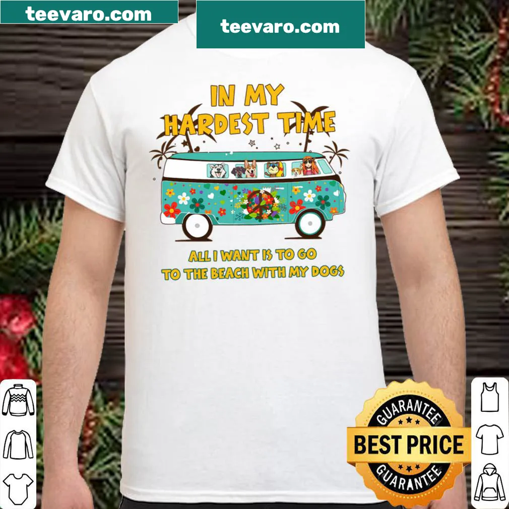 Funny shirt about dogs and beach time for dog lovers