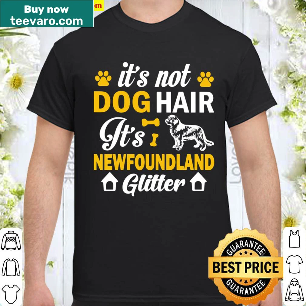 Dog lover's shirt featuring an illustration of a Newfoundland