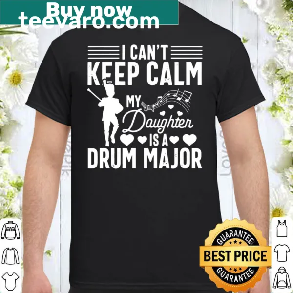 Funny shirt for marching band moms with a humorous drum major theme