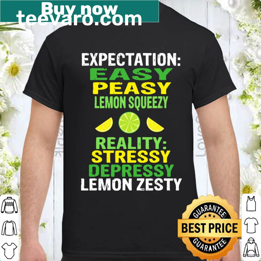 Playful t-shirt with a lemon graphic and fun saying