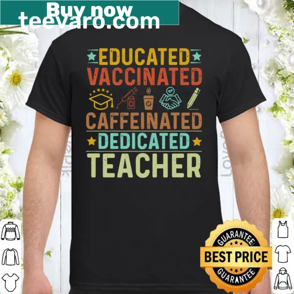 Teacher shirt with a humorous take on dedication and education