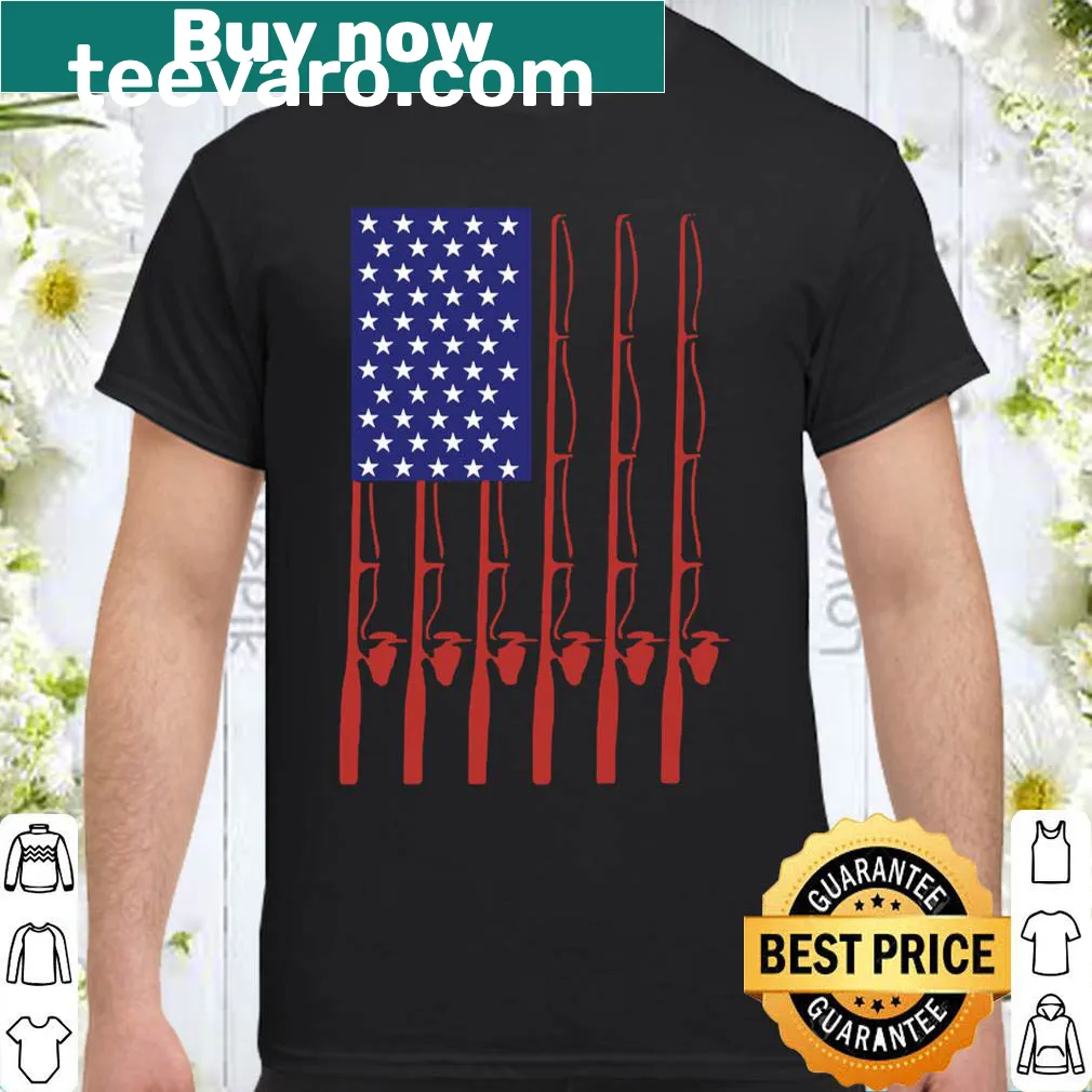 Shirt with a fishing flag design for Father's Day