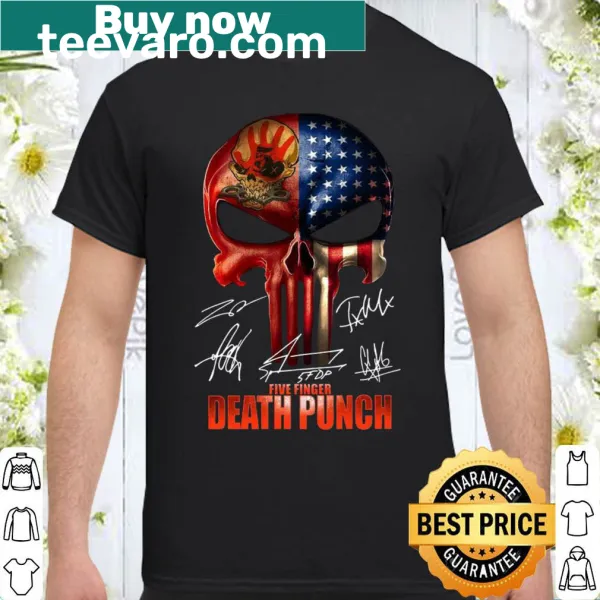 Bold typography t-shirt for Five Finger Death Punch fans