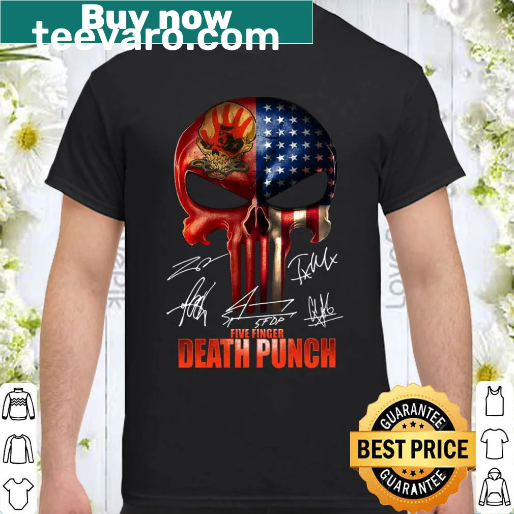 Bold typography t-shirt for Five Finger Death Punch fans