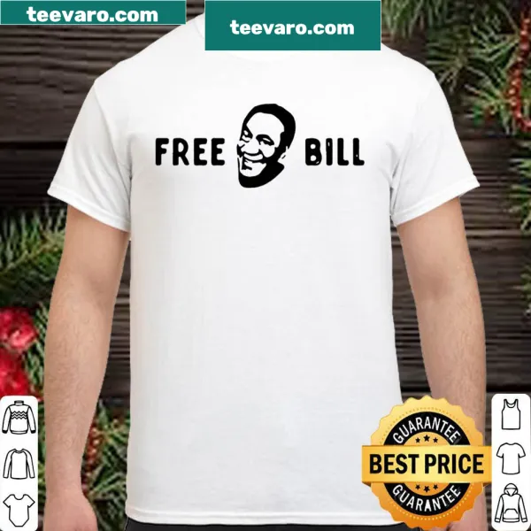 Sarcastic graphic T-shirt stating Free Bill Cosby