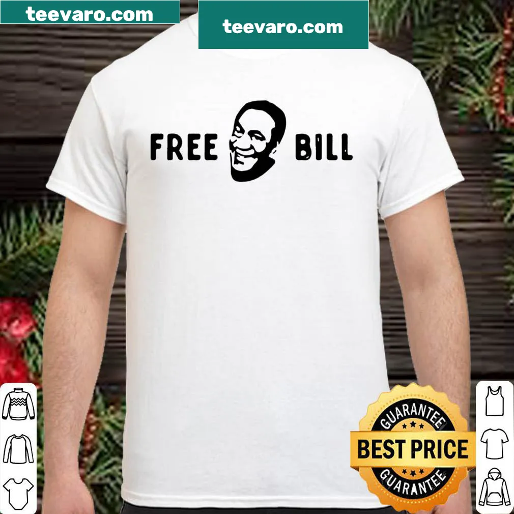 Sarcastic graphic T-shirt stating Free Bill Cosby