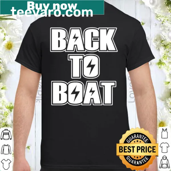Funny Tampa Bay Lightning shirt with boat-themed graphic