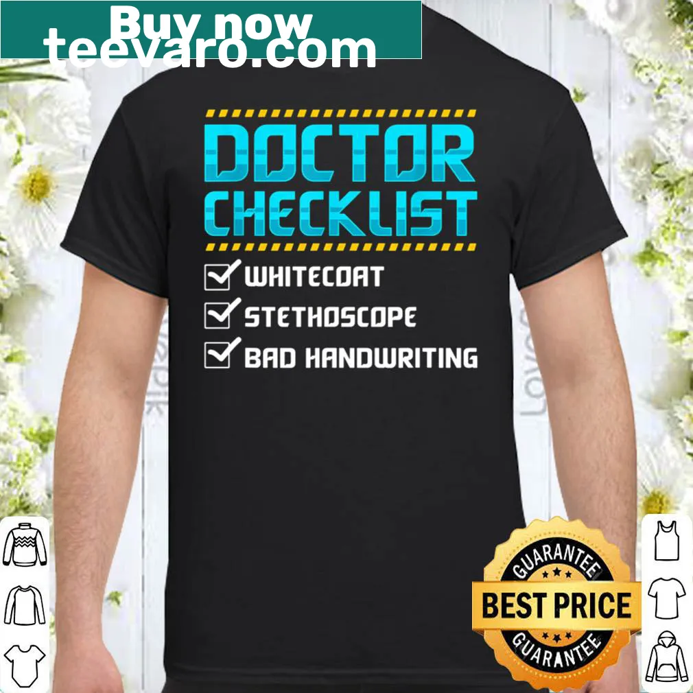 Humorous doctor graphic PhD graduation shirt for men and women