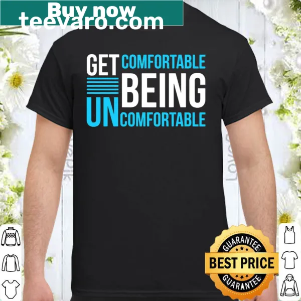 Inspirational text shirt promoting personal growth