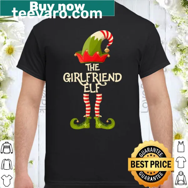 Matching Christmas pajama t-shirt featuring a family of playful elves
