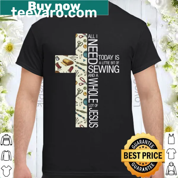 Wholesome shirt for quilters stating 'God put me on this Earth to sew'