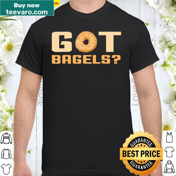 Funny bagel shirt featuring cartoon graphics and playful text