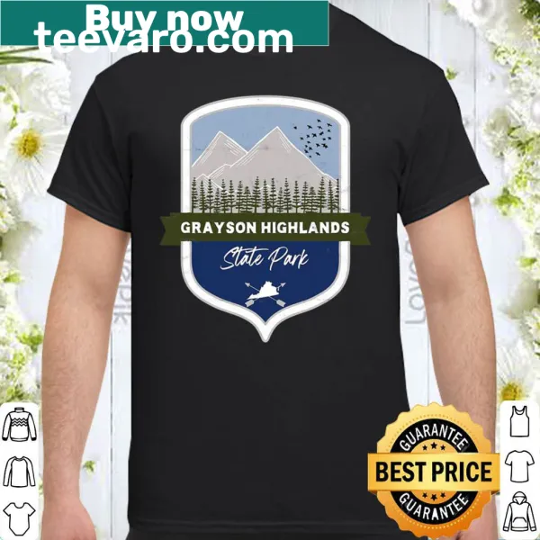 Vintage shirt with Grayson Highlands State Park design