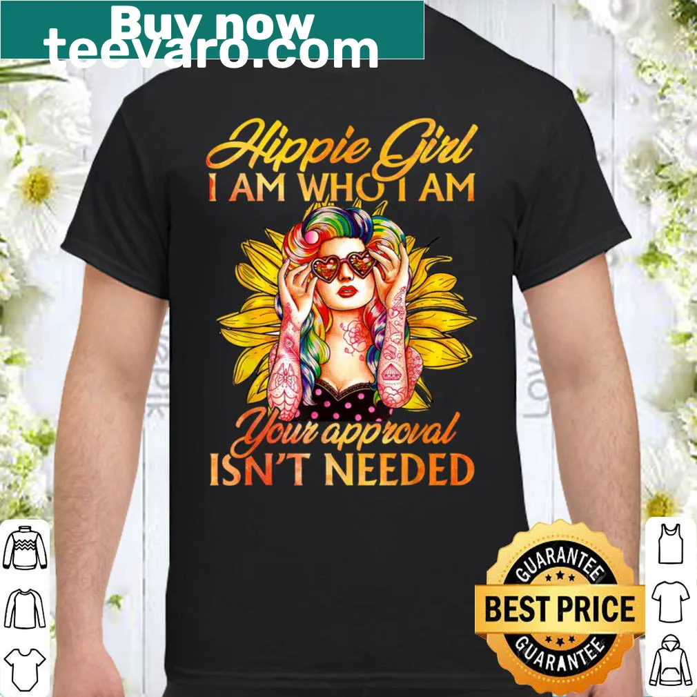 Bold shirt with 'I Am Who I Am' slogan for women