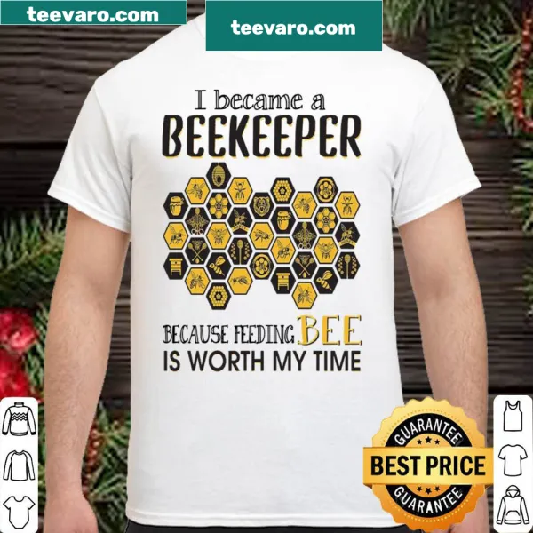 T-shirt for beekeepers with the phrase about feeding bees