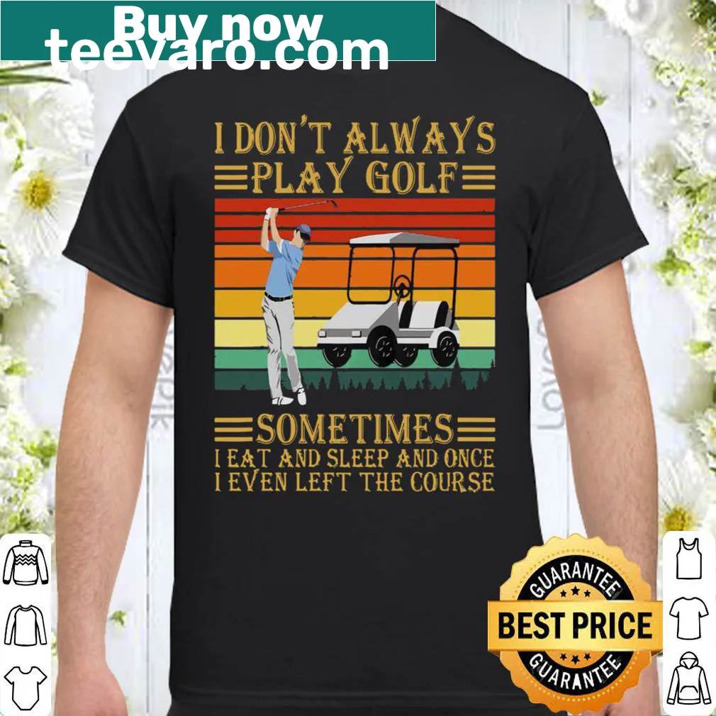 Funny golf-themed t-shirt with humorous saying