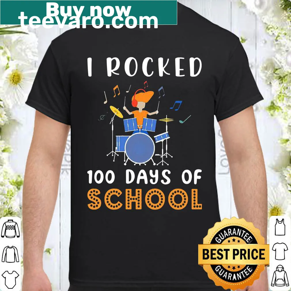 Commemorative shirt celebrating 100 days of school