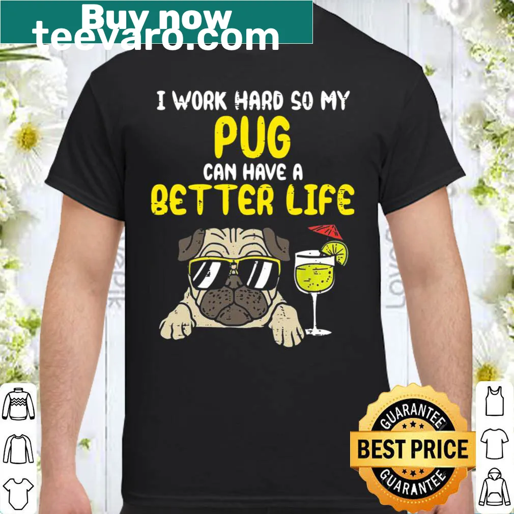Funny pug-themed shirt emphasizing pet love and humor.
