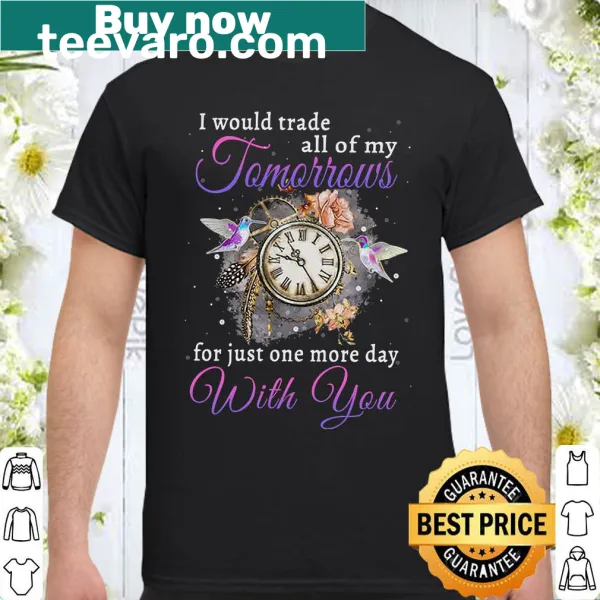 Sentimental t-shirt with a heartfelt saying about love and time